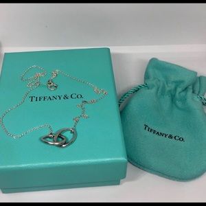 AUTHENTIC Tiffany & Coz Double loop Neckace .925